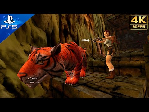 Tomb Raider 3 Remastered (PS5) Level 1 Gameplay @ 4K 60ᶠᵖˢ ✔