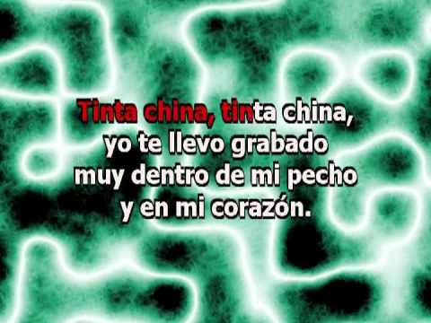 Tinta China - La Mona Gimenez (con letra Karaoke)
