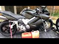 SIMPLE  How to remove gasoline from a motorcycle fuel tank