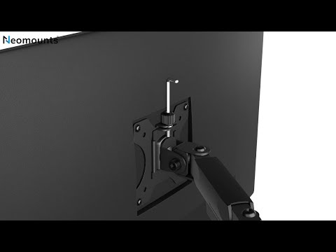 Neomounts NERO DS60-600BL2 Monitorarm - schwarz video preview