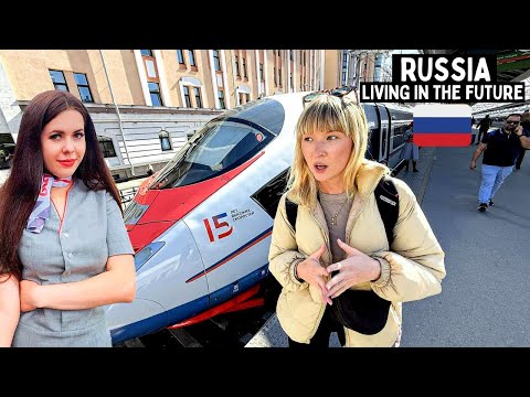 Riding Russia’s BULLET Train to Moscow (SAPSAN) 🇷🇺 USA Can’t Compete