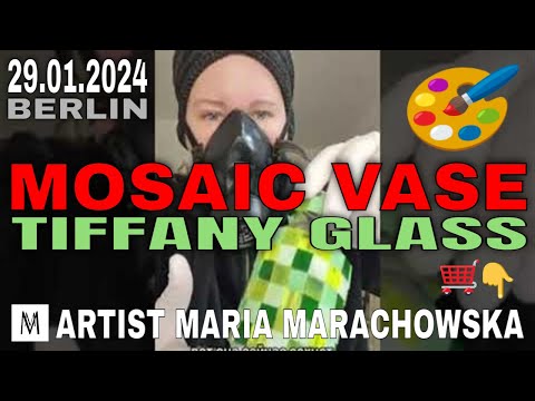 Maria Marachowska Completes Tiffany Glass Mosaic Vase - 29/01/2024