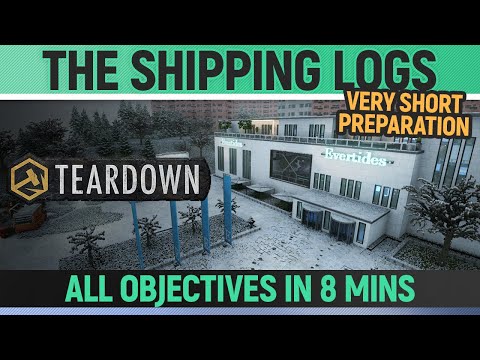 Teardown - The Shipping Logs - Mission Solution + All Optional Objectives