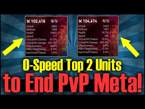 0-Speed Top 2 Units to End PvP Meta!