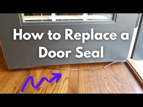 How to Replace Seal on Bottom of Door - Keep Cold Air & Bugs Out!