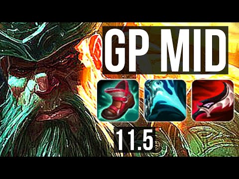 GANGPLANK vs VEL'KOZ (MID) | 8/1/12, 900K mastery, 300+ games | NA Master | v11.5