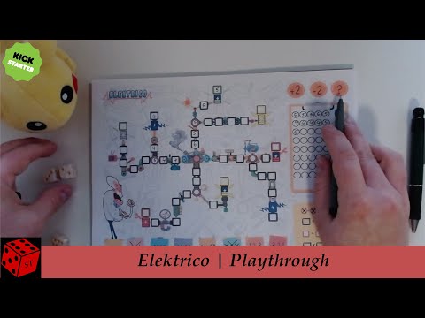 Solo Playthrough | Elektrico (A LOT of games bundle on Kickstarter)