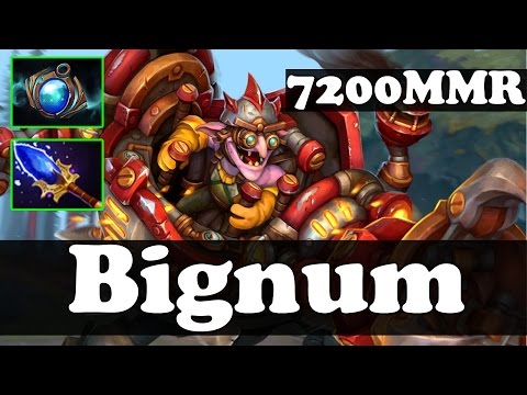 Bignum 7200 MMR Plays Timbersaw - Ranked Match Gameplay - Dota 2