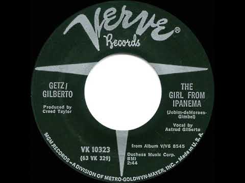 1964 HITS ARCHIVE: The Girl From Ipanema - Stan Getz & Astrud Gilberto (45 single version)