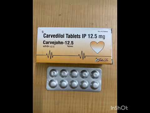 Carvejohn 12.5 carvedilol tablets