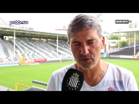 Felice Mazzu avant Royal Excel Mouscron - R.Charleroi S.C.