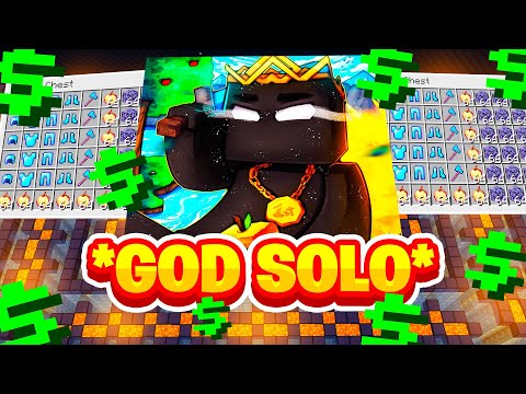 THE *ULTIMATE* SOLO GOD BASE on Minecraft Factions *DEFAULT RANK* (OP)