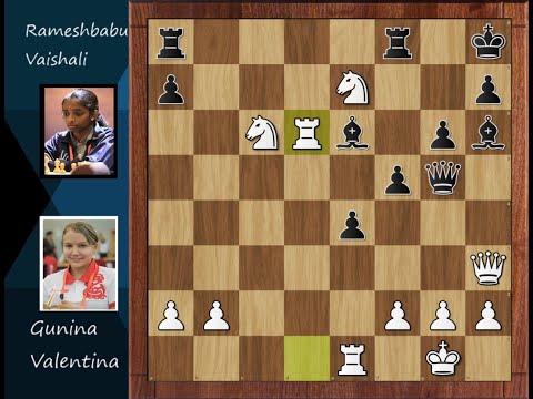 Speed Chess | Valentina Gunina - Vaishali Rameshbabu | FIDE women speed chess championship