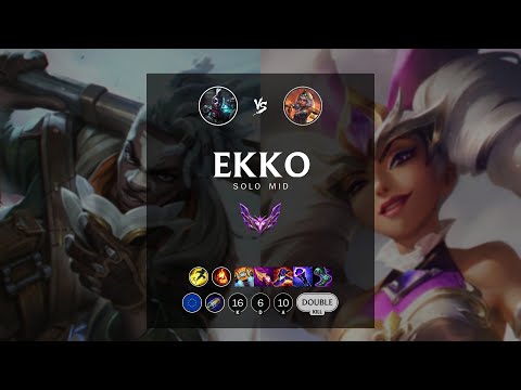 Ekko Mid vs Qiyana - EUW Master Patch 12.17