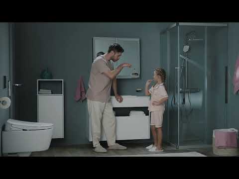 Миниатюра изображения товара Шкаф для ванной AM.PM Func M8FCH0402WG (белый глянец)