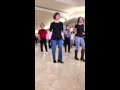 Flash Mob Line Dance Oakdale Mall Johnson City NY 3 28 15