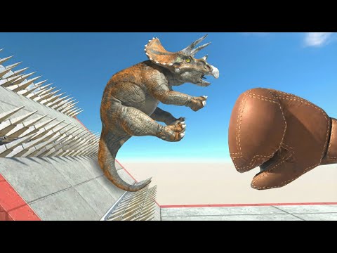 Glove Full of Spikes Punch Animals - Animal Revolt Battle Simulator