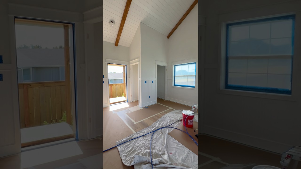 Tiny Home Painting Day!