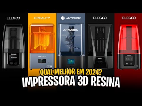 Qual IMPRESSORA 3D DE RESINA comprar em 2024? As 5 Melhores ✅