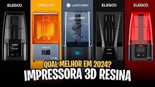 Qual IMPRESSORA 3D DE RESINA comprar em 2024? As 5 Melhores ✅