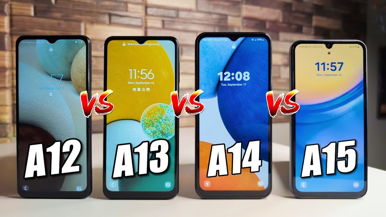 Samsung Galaxy A15 vs A14 vs A13 vs A12 | This Was Unexpected!!