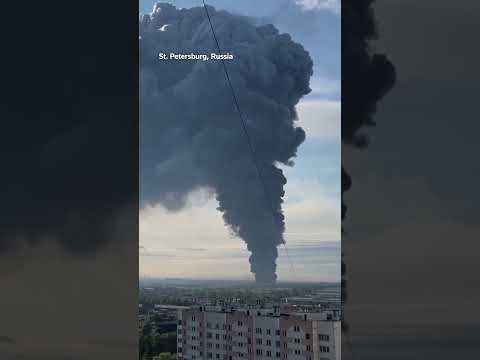 Video Thumbnail: Russia's Wildberries warehouses hit in drone attack