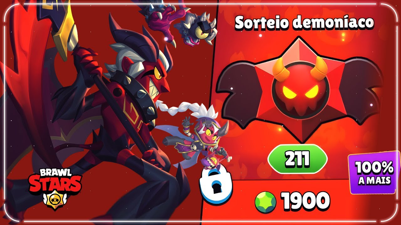 O IMPOSSÍVEL ACONTECEU! ABRI 211 DROPS 😈 DEMONÍACOS 😈 e ZEREI O NOVO EVENTO do BRAWL STARS