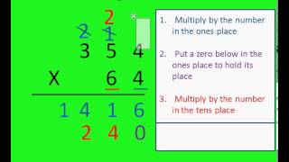 Multiplication of 2 and 3 Digit Numbers