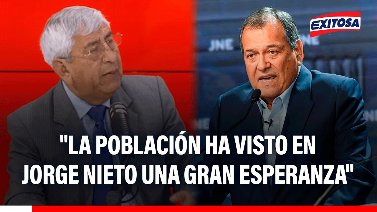 🔴🔵 Luis Quispe Candía:  "La población ha victo en Jorge Nieto una gran esperanza"