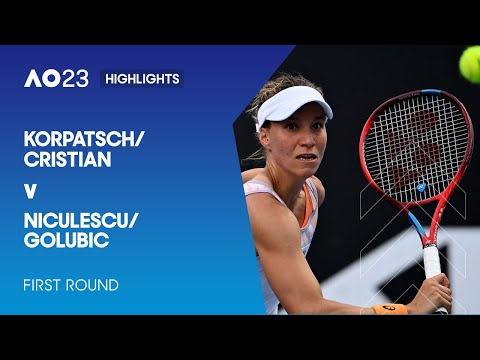 Korpatsch/Cristian v Niculescu/Golubic Highlights | Australian Open 2023 Round 1