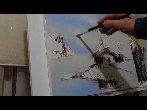 Tehnici de pictura, cum aplicam si amestecam  culorile ,cum facem un desen pe panza....