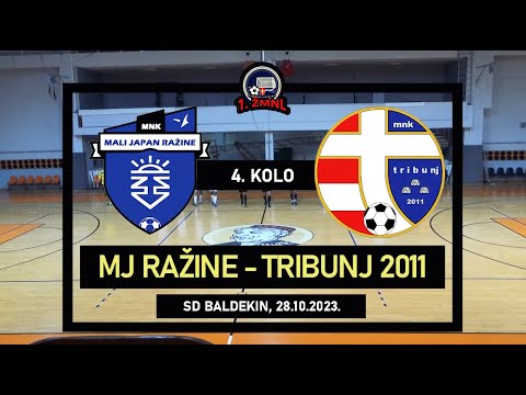 1. ŽMNL: MALI JAPAN RAŽINE - TRIBUNJ 2011  3:0, 28.10.2023.