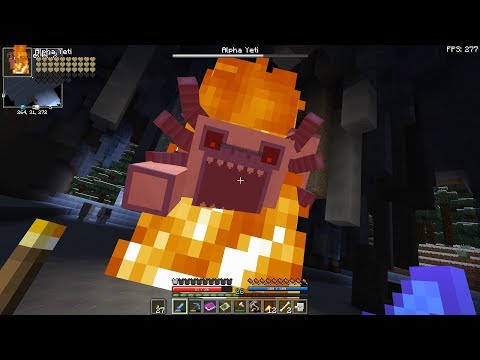 3.Sezon Minecraft Modlu Survival Bölüm 38 - YETİ CANAVARI ⛄