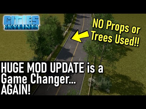 EASILY DETAIL Roads with the HUGE Intersection Marking Tool Update - Cities Skylines Mods