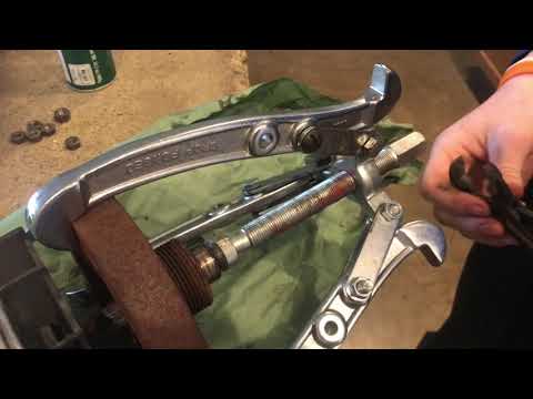 YouTube video about: What specialized tool is used to help remove gears pulleys?