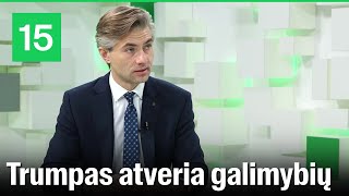 15min interviu – Kęstutis Budrys: apie Trumpo pasisakymus, karius Ukrainoje ir „Teltonikos“ skandalą