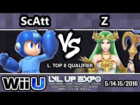 LVL Up Expo - ScAtt (Mega Man) Vs. Z (Pikachu, Palutena) SSB4 L. Top 8 Qualifier - Smash Wii U