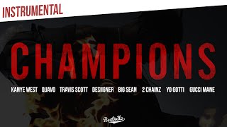 Kanye West - Champions (Round &amp; Round) INSTRUMENTAL [ReProd. JP Soundz]