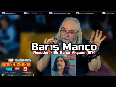 Barış Manço Reaction - Bir Bahar Akşamı (1974) First Time Hearing - Requested