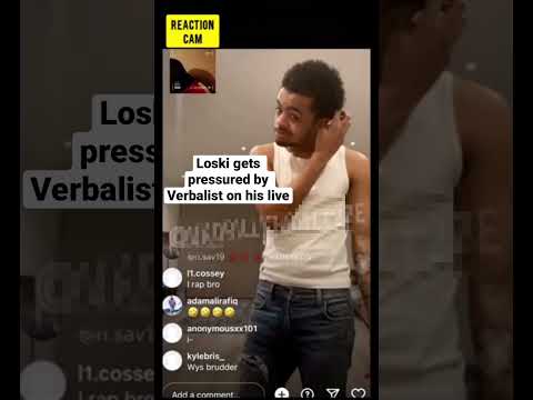 Loski gets pressured by Verbalist on his Live