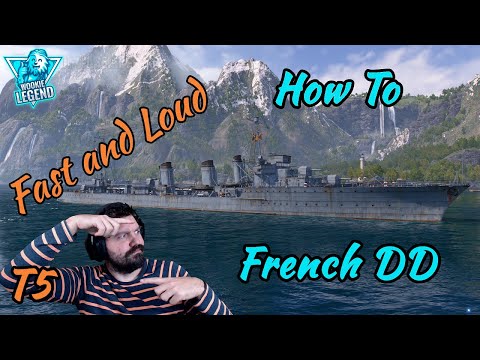 World of Warships | How to for beginner's French Gunboat DD's | Wookie Legend