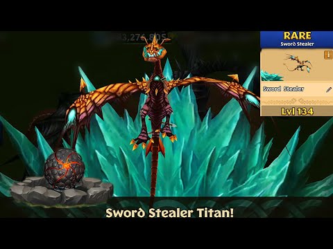 Sword Stealer Max Level 134 Titan Mode - Dragons:Rise of Berk