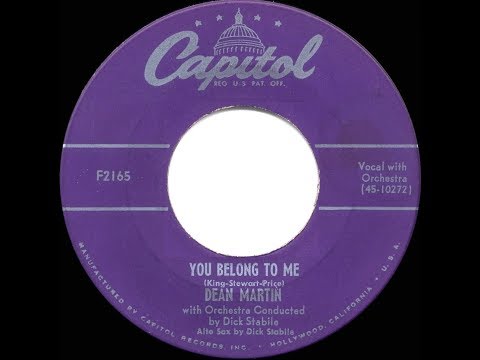 1952 HITS ARCHIVE: You Belong To Me - Dean Martin