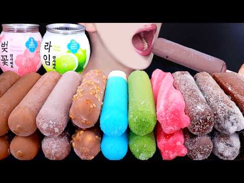 ASMR CHOCOLATE ICE CREAM NUTELLA DESSERT MUKBANG 초콜릿 아이스크림 먹방 チョコレートアイスクリーム 咀嚼音 EATING SOUNDS