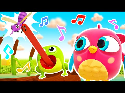 Песенки для детей — ЛЯГУШОНОК и его ХВОСТИК 🐸 Мультики для малышей Совенок Хоп Хоп