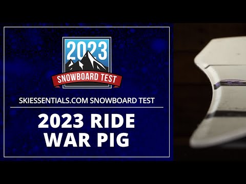 2023 Ride War Pig - SkiEssentials.com Snowboard Test