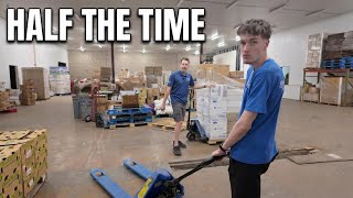 Bryce Took the Clipboard, 4 Pallets, Half the Time