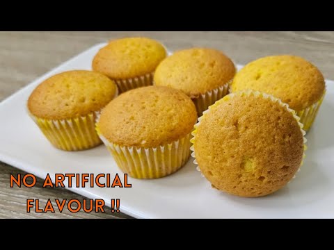 Easy and Quick Orange Cupcake Recipe | Fatema's Dream Bakery | #easy #orangecake #naturalflavors