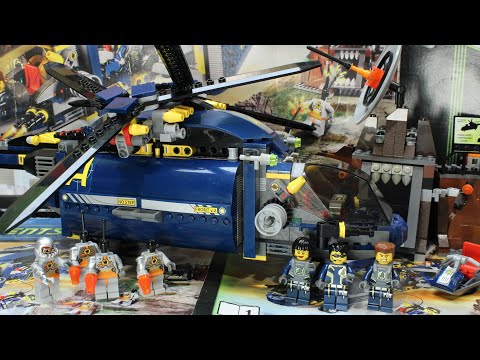 Lego Set 8971  Agents 2.0  Hubschrauber  Bedrohung durch Kommandant Magma  Der Aufbau Stop Motion