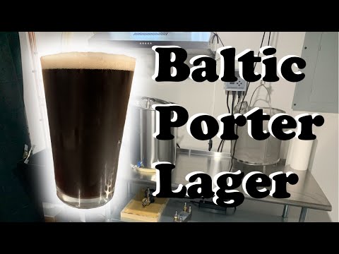 Brewing a Baltic Porter Lager on Clawhammer BIAB | Grain to Glass